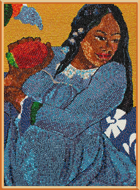 Woman with a Mango